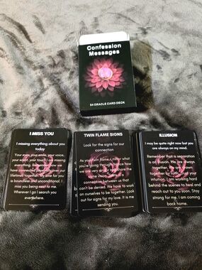 Confession Messages Oracle Deck
